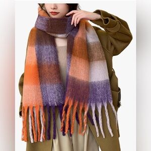 NEW Wander Agio Winter Scarf Long Shawl Large Scarves Plaid